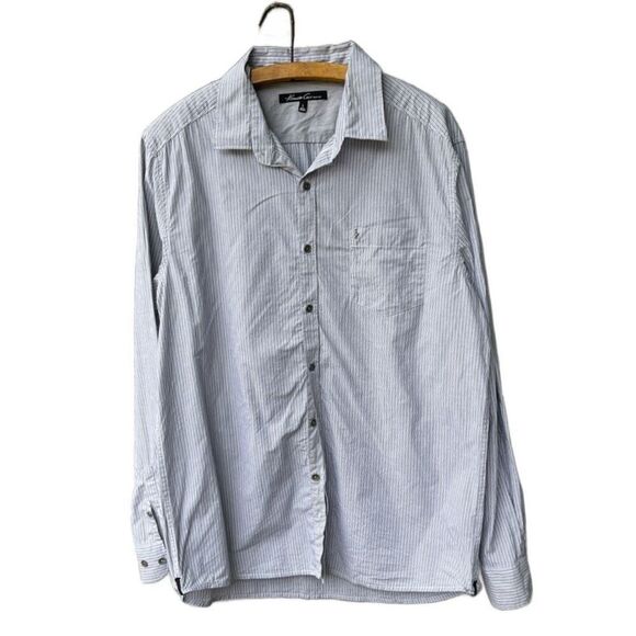Kenneth Cole men’s size L striped button up shirt - Picture 1 of 7